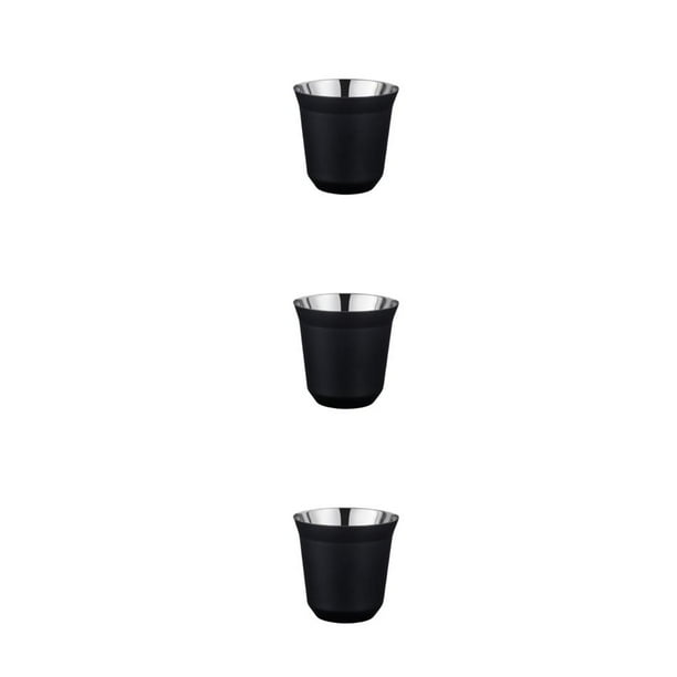 Tazas de café Yuarrent acero inoxidable 80ML antiescaldado