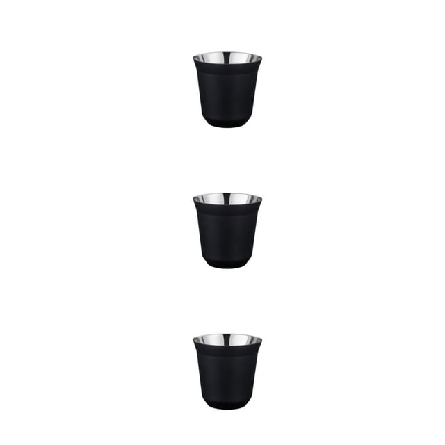 Tazas de café Yuarrent acero inoxidable 80ML antiescaldado