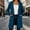Navy, variant on Lunaseek Womens Long Hoodies Tunic Winter Fleece Jackets Casual Long Sleeve Zip up Hoodies Soft Sweatshirts Warm Long Coats with Pockets