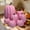 Hot Pink, variant on XEOVHV 7 Pcs Assorted Sizes Fall Artificial Pumpkins Harvest Pumpkins Faux Foam Pumpkins for Fall Autumn Season Halloween Thanksgiving Harvest Holiday Season Festive Tabletop Decoration (Hot Pink)