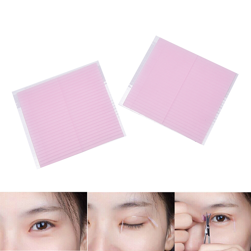 104x Invisible Fiber Double Side Adhesive Eyelid Stickers Technical Eye