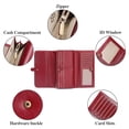 thumbnail image 5 of Beltzy Wallets for Women Leather with RFID Blocking Trifold Credit Card Holder with ID Window Zipper Coin Pocket Wallets for Women, 5 of 7