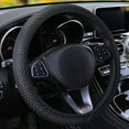 thumbnail image 5 of Happy Date Universal Vehicle Steering Wheel Cover, Ice Silk Breathable Microfiber Non-Slip, Warm in Winter and Cool in Summer, Steering Wheel Cover for Men and Women, 5 of 9