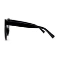 thumbnail image 3 of Iconic Oversize Horned Cat Eye Plastic Sunglasses Black Smoke, 3 of 4
