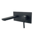 thumbnail image 1 of Grifo de lavabo, grifo frío y caliente integrado de cobre completo, negro, 1 of 5