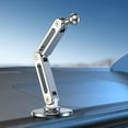 thumbnail image 3 of Daily Mix Store LZYWOD Car Phone Holder - Universal Ball Head Arm 360 Arbitrary Rotation BaseBall Mount Dashboard Desktop Wall Bracket Suction Adapter Magnetic Aluminum Alloy Car Bracket, 3 of 9