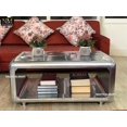 thumbnail image 1 of Nauticalmart Black Hawk Coffee Table Aluminum Aviator Furniture Home & Office Decor (48 Inches), 1 of 5
