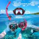 thumbnail image 2 of Set de Snorkel Honlanor para Adultos con Máscara Antivaho y Antifugas, 2 of 7
