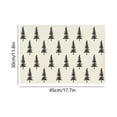 thumbnail image 4 of Cheapark Gift 12x18 Inch Winter Christmas Tree Placemats - Holiday Table Decor, Perfect for Party, Kitchen & Dining Room, 4 of 6