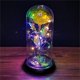 thumbnail image 1 of Teissuly 13 x 13 x 26.5cm Romantic Glass Rose Flower Wedding LED Light Decoration Valentine's Day Gift Teissuly WER202312023933, 1 of 1