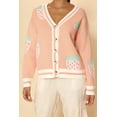thumbnail image 3 of Miss Sparkling Strawberry Knit Cardigan, 3 of 4