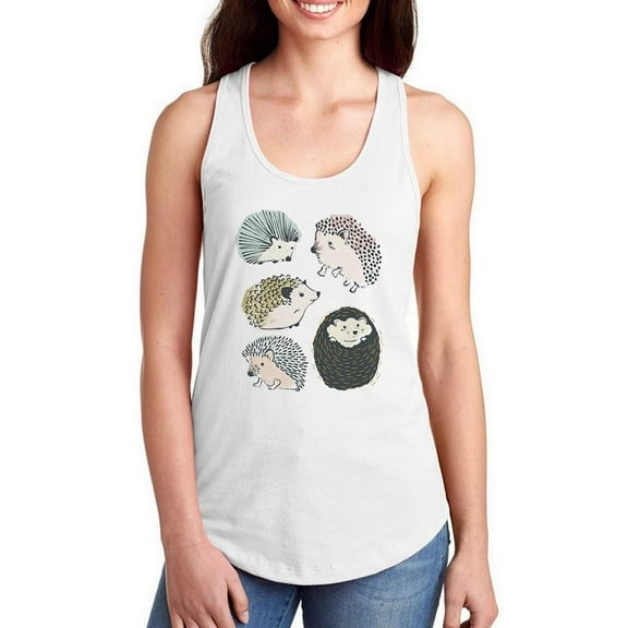 Prickle Pals Ii Racerback Tank Women -June Erica Vess Designs, Female Small