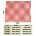 thumbnail image 5 of Classic Red Vintage Polka Dots Throw Blanket, Fluffy Soft Cozy Blanket Flannel Plush Microfiber Couch Throw 50"x40", 5 of 7