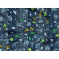 thumbnail image 5 of oneOone Rayon Midnight Blue Fabric Geometric Texture Craft Projects Decor Fabric Printed By The Yard 56 Inch Wide, 5 of 5