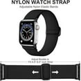 thumbnail image 3 of ZSOU 10 Pack Nylon Watch Bands for Apple Watch 42mm(Series 1-3)/44/45/46/49mm - Multicolor, Unisex, 3 of 4