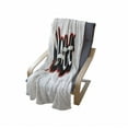 thumbnail image 4 of Matthew Soft Flannel Fleece Throw Blanket, Font Design Inspired by Hip-hop Culture and Street Art Name for Men, Cozy Plush for Indoor and Outdoor Use, 60" x 80", Vermilion White, by Ambesonne, 4 of 6