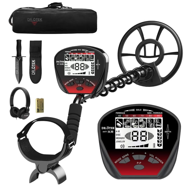Detector de metales DR.ÖTEK Professional para adultos con pantalla LCD