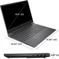 thumbnail image 6 of HP Victus 15 Gaming Laptop[Windows 11 Pro], 15.6" FHD IPS 144Hz Display, 6-Core AMD Ryzen 5 7535HS, 16GB DDR5 RAM, 512GB SSD, GeForce RTX 2050, Backlit KB, Wi-Fi 6, BT 5.3, RJ45, w/accessories, 6 of 7