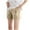 Khaki, variant on ZACPNCV Maternity Active Shorts with Pockets Drawstring Pregnancy Women's Casual Short Blue S