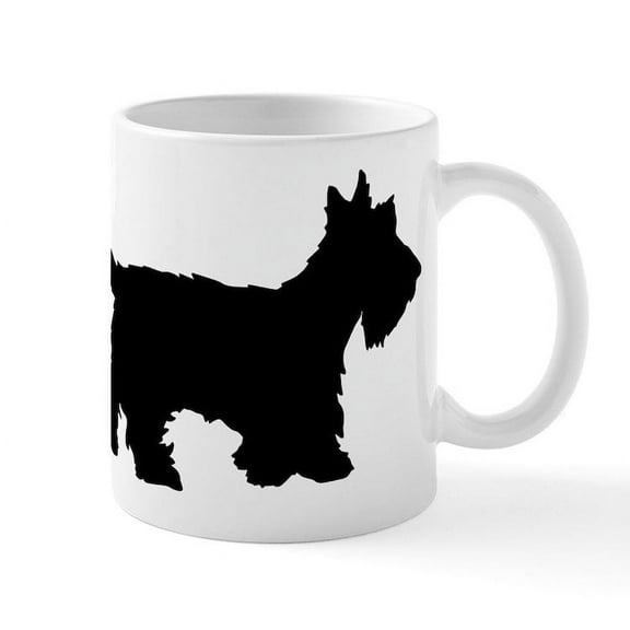 CafePress - Scottish Terrier - 11 oz Ceramic Mug - Novelty Coffee Tea Cup