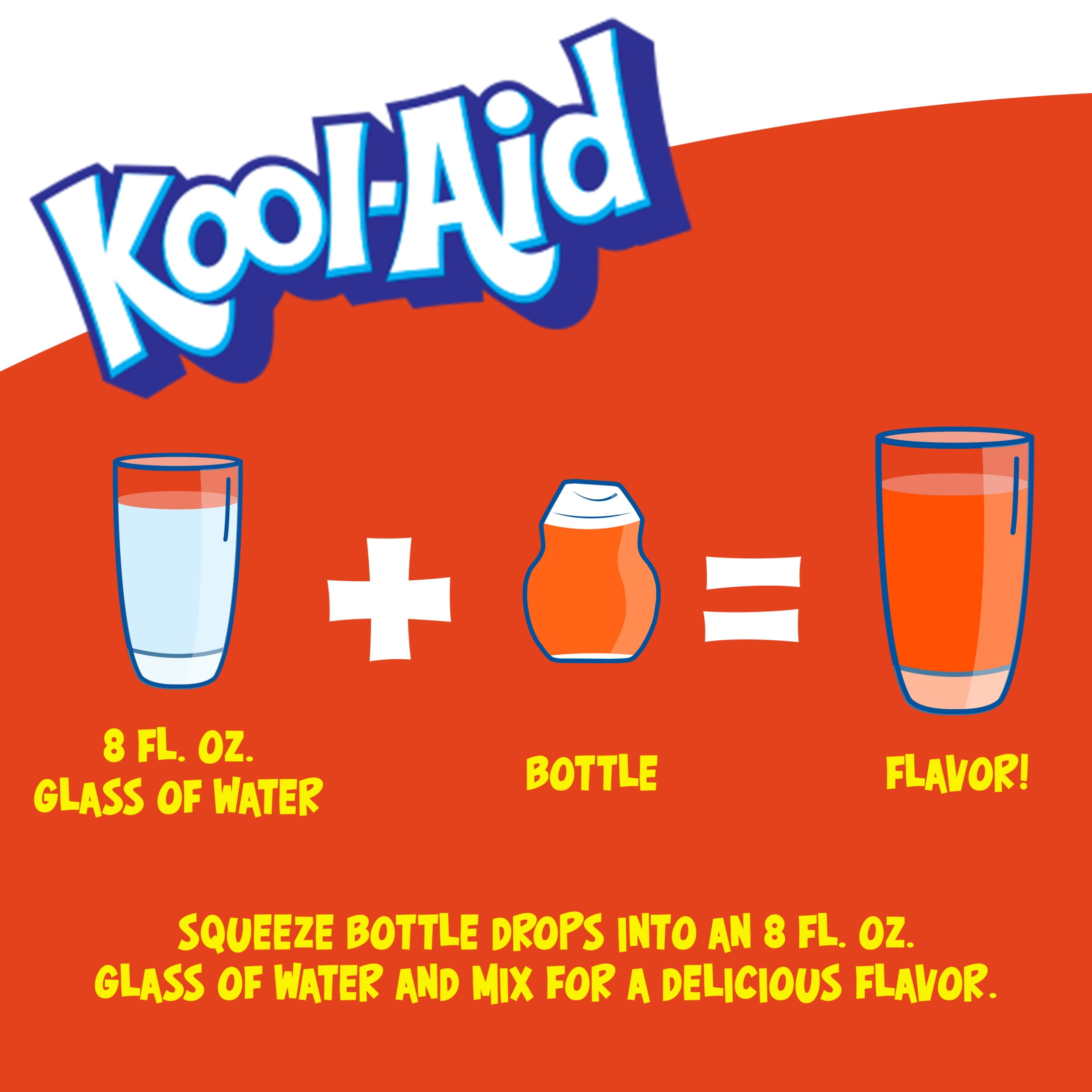 Kool-Aid Liquid Orange Artificially Flavored Soft Drink Mix, 1.62 fl oz Bottle