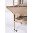 thumbnail image 4 of Prevue Pet Products Wrought Iron Select Birdcage, Coco Brown, 18"x18"x57", 4 of 8