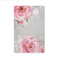 thumbnail image 3 of JML Non-Slip Microfiber & Rubber Doormat - Soft Entryway Rug for Home/Office (16"x24") - Easy Clean Door Mat for Indoor/Outdoor Use, Watercolor Peonies, 3 of 5