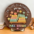 thumbnail image 4 of Personalized Teacher Door Hanger – Custom Classroom Welcome Sign, Back to School Gift, Teacher Decor & Classroom Holiday Decoration, 4 of 5