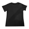 thumbnail image 6 of Black Women's Thermal Underwear Top, Women'S Short Sleeve Neck Ribbed Knit Casual Tops Tee Summer Slim Basic Shirts,Women's Thermal Underwear Top XXL, 6 of 6