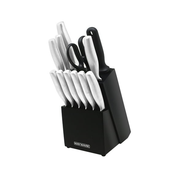 Set de Cuchillos de Acero Inoxidable MAYWARE 13 Piezas HY-SC1
