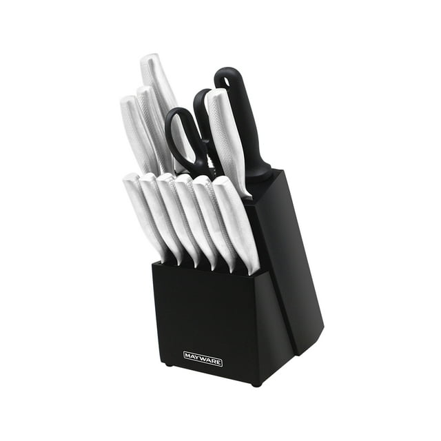 Set de Cuchillos de Acero Inoxidable MAYWARE 13 Piezas HY-SC1
