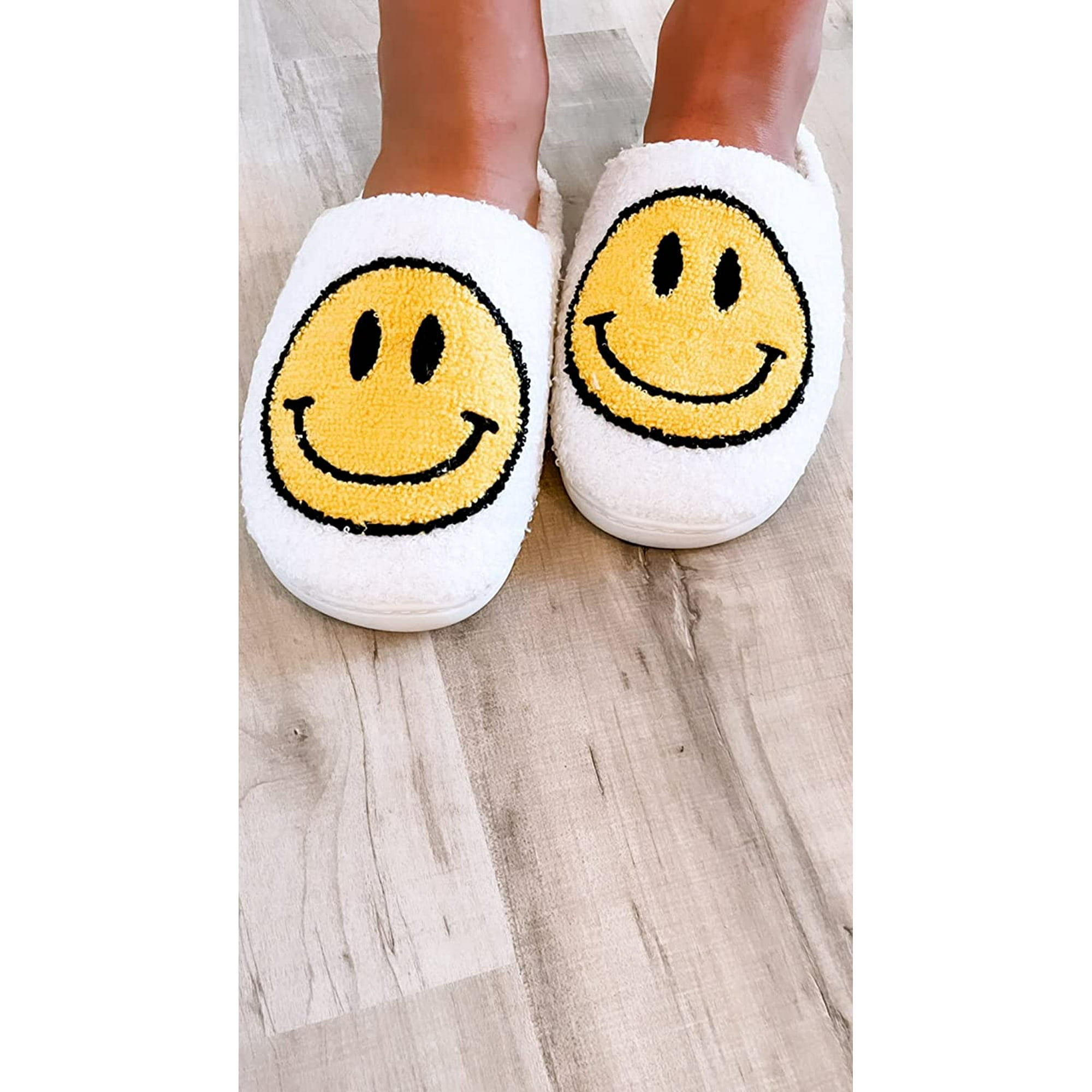 国内で当店のみ SMILEY - Starfish Series Slippers-Lemon Smiley Face Slippers - Walmart.ca