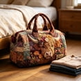 thumbnail image 6 of Cow Plaid Travel Weekender Bag Large Capacity Shoulder Duffel Tote for Women Vacation Gym Trip, 6 of 7