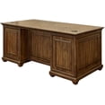 thumbnail image 5 of Traditional Wood Double Pedestal Executive Desk, Writing Table, Office Desk, Fully Assembled, kklfec, 5 of 10