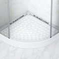 thumbnail image 1 of Corner Shower Mats Non Slip - 54x54cm Quadrant Shower Mat With Suction Cups, Sector Shower Stall Mats With Drain Holes, Anti Slip Rubber Bath Mats For, 1 of 2