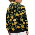 thumbnail image 4 of SCRAWLGOD Lemon Women Pullover Hoodie Sweatshirt Oversized Hoodies for Women Fall Long Sleeve Ladies Hooded Sweaters Breathable Active Hoodies for Women Size 2XS, 4 of 6