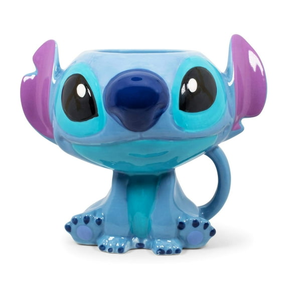 Taza de café Disney Lilo & Stitch de cerámica esculpida en 3D, 450 ml