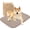 Brown, variant on Summer Cooling Mat & Sleeping Pad- Water Absorption Top, Materials Safe, Easy Carry, EZ Clean. Keep Cooling for Pets, Kids and Adults.(Blue, 28" x 22")
