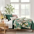 thumbnail image 4 of Levtex Home - Mills Waffle - Full/Queen Quilt Set - Forest Green Cotton Waffle - Quilt Size (88 x 92in.), Sham Size (26 x 20in.), 4 of 6