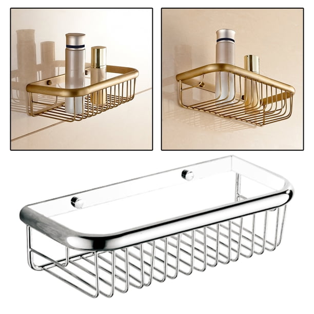 Estante de baño de cesta de cesta del estante de del cuarto de baño durable de los 30cm Pta Soledad Estante de ducha de baño