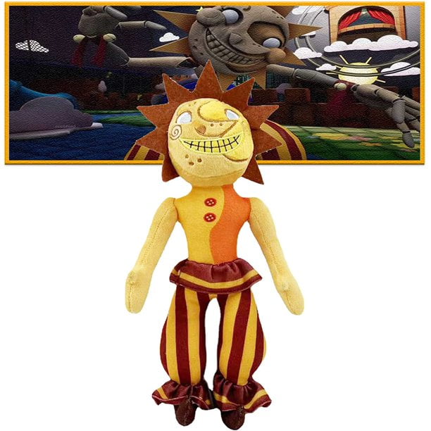 Starynighty 28CM FNAF Sundrop Moondrop Plush Toy,Five Nights at Freddy's Stuffed Doll Clown Cartoon Plush Toy for Boys Girls Fans Starynighty 28CM FNAF Sundrop Moondrop Plush Toy,Five Nights at Freddy's Stuffed Doll Clown Cartoon Plush Toy for Boys Girls Fans