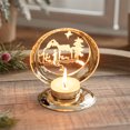 thumbnail image 3 of Wadada Candle Holders Christmas Centerpiece - Metal Table Decorations Pillar Candles Holder Hurricane Tealight Holders Decorative Deer Candle Stands for Mantle Fireplace Dining Room, 3 of 6
