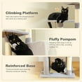 thumbnail image 5 of PEQULTI 62" Multi-Level Cat Tree with Condo & 4 Scratching Posts Large Scratcher for Indoor Cat Gray, 5 of 10