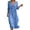 A-Blue392, variant on Women's Eyelet Trim Midi Dress V Neck Three Quarter Sleeve Bohemian Casual Tunic Dress
