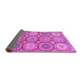 thumbnail image 2 of Ahgly Company Indoor Rectangle Abstract Purple Modern Area Rugs, 2' x 3', 2 of 4