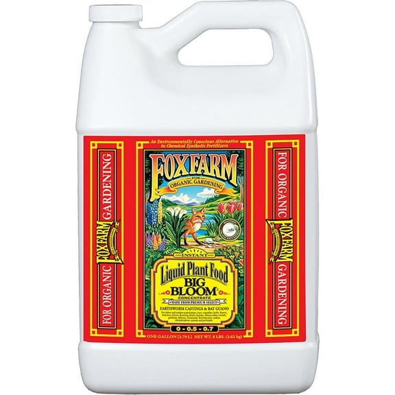 FoxFarm FX14003 Liquid Concentrate 0-0.5-0.7 Big Bloom, 1 Gallon
