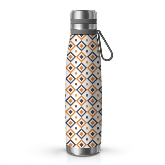 Halloween Pattern 29oz Stainless Steel Insulated Thermos with Tea Filter, 360° Printed Travel Bottle, Leakproof BPA-Free Flask with Anti-Slip Base, 304 Inner & 201 Outer, Vacuum Cup