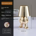 thumbnail image 6 of Cross-border hot-selling thinker statuette desk lamp bedroom charging night light Italian ins decorative ornament desk lamp, 6 of 9