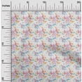 thumbnail image 2 of oneOone Tissu Flex Coton Bleu Sarcelle Abstrait Matériel de Robe Tissu Imprimé Tissu au Mètre 40 Pouces de Large, 2 of 5