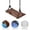 Brown, variant on Qiyester Solid Wood Curved Single Swing Outdoor Rope Swing Base Sturdy Adjustable Rope Length - Maximum Load Capacity 440 lbs, Suitable for Gardens, Patios, and Outlets